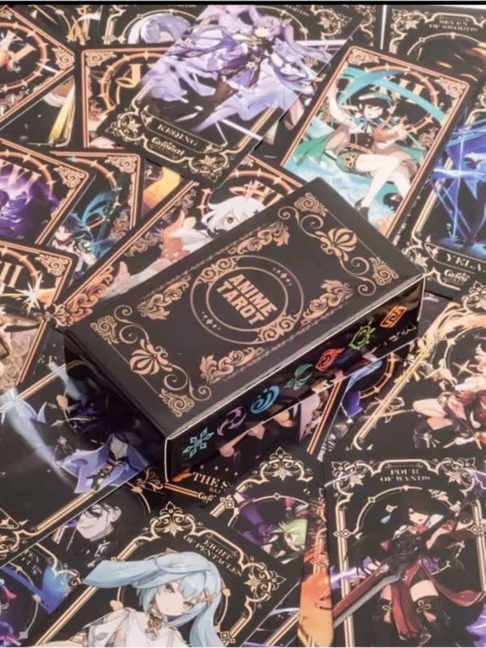 Genshin Impact Anime Tarot Deck